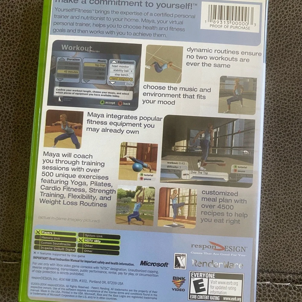 YourselfFitness (Microsoft Xbox, 2004)